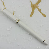SAILOR Fude De Mannen Fountain Pen 40 Degree White (GT)