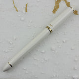 SAILOR Fude De Mannen Fountain Pen 40 Degree White (GT)