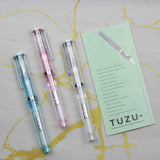 TUZU Adjust Fountain Pen Glassy Crystal Sky F