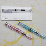 TUZU Adjust Fountain Pen Glassy Crystal White F