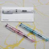 TUZU Adjust Fountain Pen Glassy Crystal White B