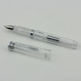 TUZU Adjust Fountain Pen Glassy Crystal White F