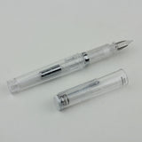 TUZU Adjust Fountain Pen Glassy Crystal White F