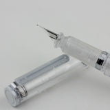 TUZU Adjust Fountain Pen Glassy Crystal White B