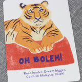 OH BOLEH Postcard Harimau