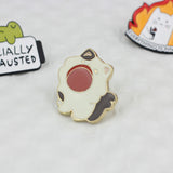 SUPA LUNA Enamel Pin Yawning Cats
