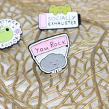 SUPA LUNA Enamel Pin You Rock