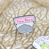 SUPA LUNA Enamel Pin You Rock
