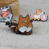 SUPA LUNA Enamel Pin Corgi Butt 2