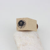 SUPA LUNA Rubber Stamp (XS) Latte Art Coffee