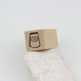 SUPA LUNA Rubber Stamp (XS) Coffee Bean