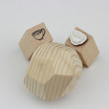 SUPA LUNA Rubber Stamp (XS) Coffee