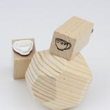 SUPA LUNA Rubber Stamp (XS) Coffee