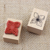 SUPA LUNA Rubber Stamp (S) Flower Kaleidoscope