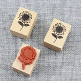 SUPA LUNA Rubber Stamp (S) Sunflower