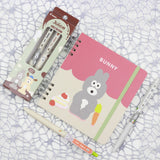 PILOT Ring Grid Notebook Brunch Brother-Bunny