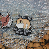 SUPA LUNA Enamel Pin Sloth I'm not lazy
