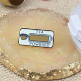 SUPA LUNA Enamel Pin Tea powered