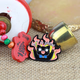 SUPA LUNA Enamel Pin Let it burn
