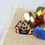 SUPA LUNA Enamel Pin Let it burn