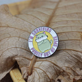 SUPA LUNA Enamel Pin Cat I'm surviving purely out of spite