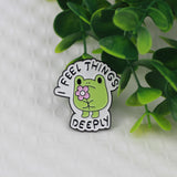 SUPA LUNA Enamel Pin I feel things deeply