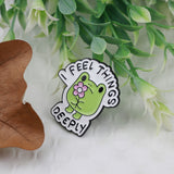 SUPA LUNA Enamel Pin I feel things deeply
