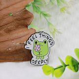 SUPA LUNA Enamel Pin I feel things deeply