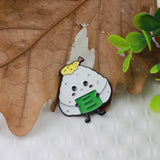 SUPA LUNA Enamel Pin Tempura Onigiri