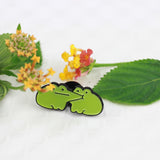 SUPA LUNA Enamel Pin Frog Besties Pinching