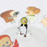 SUPA LUNA Enamel Pin Flower Duck