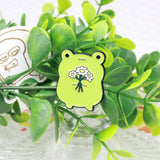 SUPA LUNA Enamel Pin Flower Frog