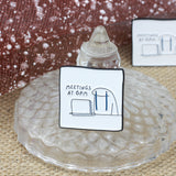 SUPA LUNA Enamel Pin Meetings at 6pm