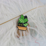 SUPA LUNA Enamel Pin Hidden black cat II
