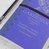LCT Notebook The Gardener Blue Purple