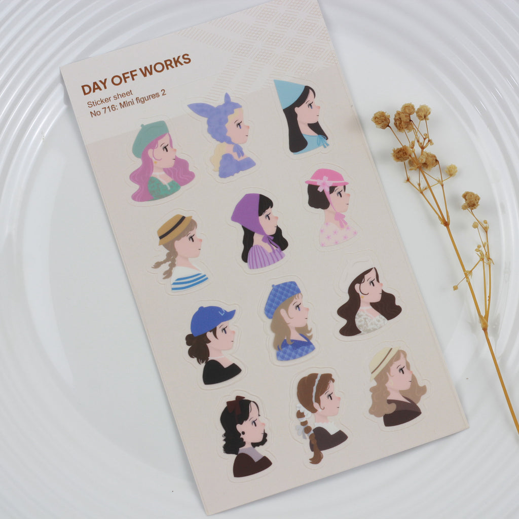 DOW Sticker Sheet Mini figures 2 – WRITER Stationery Store