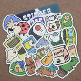 SUPA LUNA Sticker Pack Beary and His Friends 3