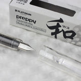 PLATINUM LIMITED Preppy Wa Maki-e Fountain Pen Koi Climbing a Waterfall