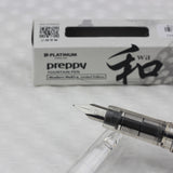 PLATINUM Preppy WA Yanagi Ni Koumori Fountain Pen Black