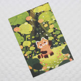 PANDA YOONG Red Panda Postcard