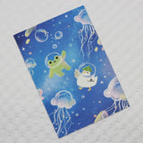 PANDA YOONG Froggy & Ducky Jelly Fish Postcard