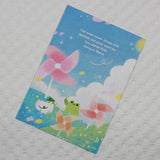 PANDA YOONG Froggy & Ducky Windmill Postcard