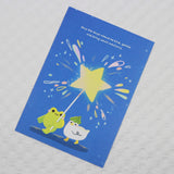 PANDA YOONG Froggy & Ducky Big Star Postcard