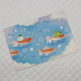 PANDA YOONG Froggy & Ducky Goldfish on the sky Postcard