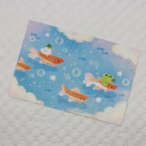 PANDA YOONG Froggy & Ducky Goldfish on the sky Postcard