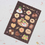 PANDA YOONG Frog & Ducky Cookies Sticker Sheet