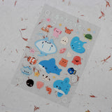 PANDA YOONG Sea Creature Sticker Sheet