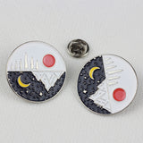 SUPA LUNA Enamel Pin Sun & Moon