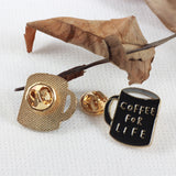 SUPA LUNA Enamel Pin Coffee for Life