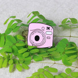 SUPA LUNA Enamel Pin Pink Instax